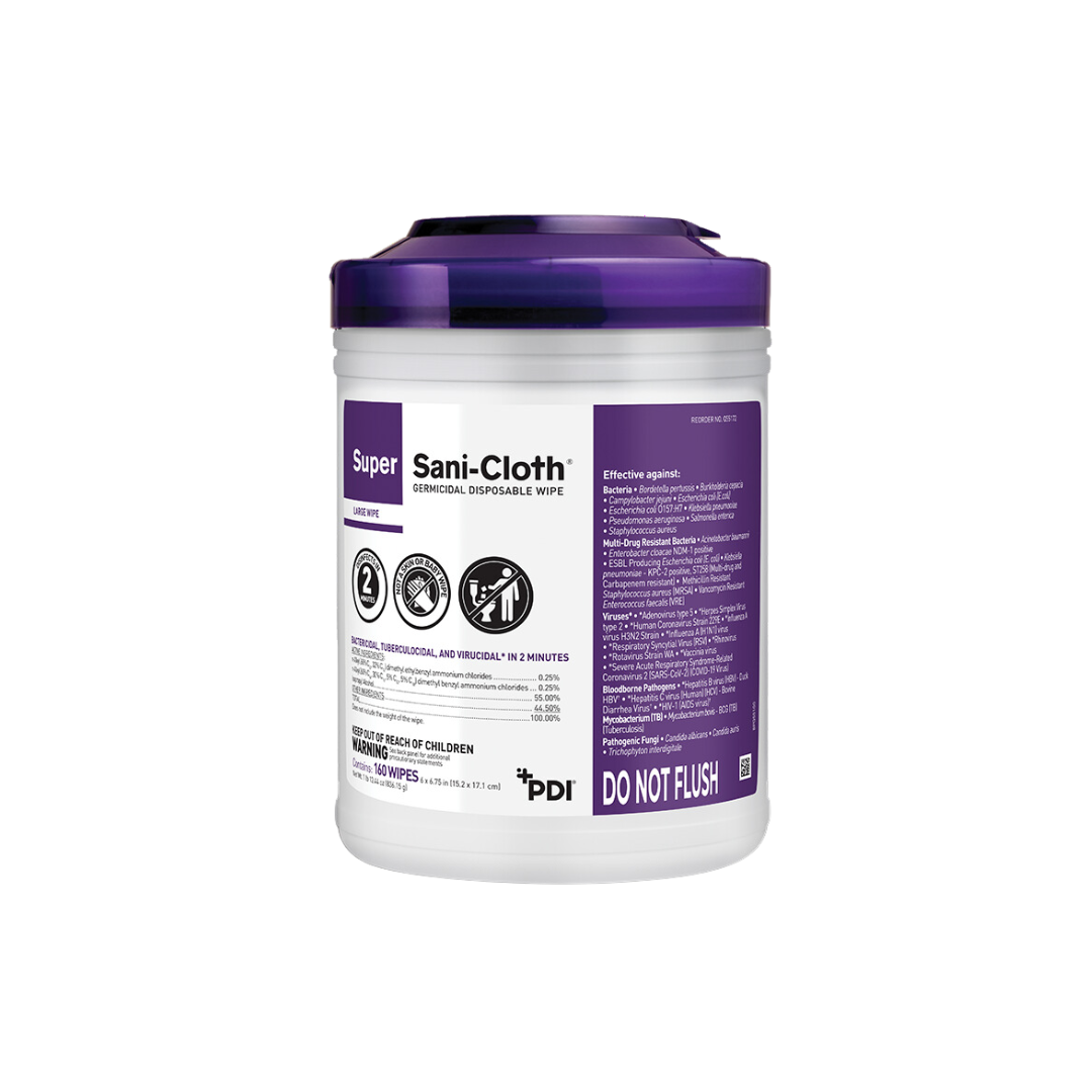 Super Sani-Cloth® Professional Surface Disinfectant Wipes